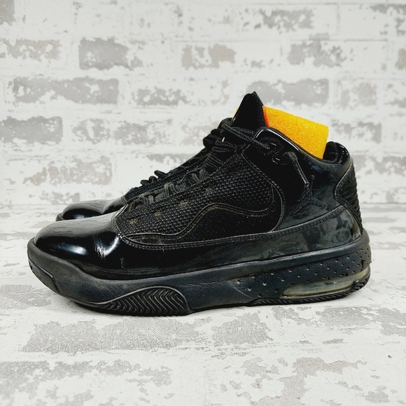 Nike Other - Jordan Max Aura 2 Black Lace Up Running Athletic Sneakers K169